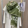 Top quality Italian mens and womens scarves Printed wool 100% silk wool imported scarves with warm coats