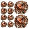 Brooches 10 Pcs Coat Buttons DIY Clothes Accessories Sweater Sewing For Supply Cloak Clasp