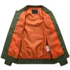 Giacca bomber da uomo pilota Air Ma1 spessa e sottile verde militare di alta qualità Ma-1 uomo Plus Size 8XL 240228