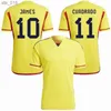 Voetbalshirts 2024 Colombia BORRE CUADRADO URIBE MACHADO J.LUCUMI D.SANCHEZ CORDOBA J.LERMA SINISTERRA BORJA voetbalshirt voor het nationale teamH240306