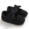 Primeros caminantes Infant Baby Girls Mary Jane Flats Zapatos con Bowknot Suela suave Antideslizante Zapato de vestir de princesa de corte bajo