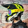 Motorcykelhjälmar Ljus off-road nedförsbacke Racing Full Face Helmet Dot Godkänd kors