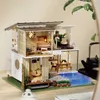 Architecture/DIY House Jouet créatif fait à la main bricolage faisant une petite villa en bois offrant 14 + filles adolescentes adultes copines romantiques cadeau d'anniversaire