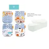 Happyflute OS poche 4 pièces couche 8 pièces insérer lavable réutilisable couche écologique réglable bébé couche imperméable 240306