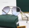 Glas Luxus Glas Sonnenbrille Sonnenbrille Marke Vintage Pilot Sonnenbrille Polarisiert UV400 Männer Frauen Sommer im Freien Reisen Strahlenschutzbrille