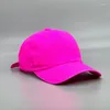 Top kapaklar kadın şeker renkleri baba şapka ayarlanabilir dört mevsim yıkama hareketli pamuklu vintage beyzbol şapkası güneş koruma snapback