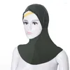 Etnische kleding moslim onderdoek vrouwen sluier hijab motorkap sjaal tulband hoofdbedekking hijaabs pet hoed islamitische binnenkappen een stuk amira sjaals