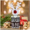 Objets décoratifs Figurines de Noël Porte-monnaie unique en bois Clip mignon Décorations d'arbre Cadeaux pour enfants 915 Drop Delivery Ho Dhgay