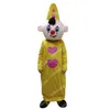 Ventes chaudes jaune chapeau garçon mascotte costume halloween de Noël robe de fête de fantaisie