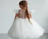 Teenage Girls Dress Children039s Clothing Party Elegant Princess Long Tulle Baby Girls Kids Lace Wedding Ceremony Dresses 220322052410