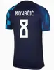 2023 Croacia MODRIC T-shirt de football maillots équipe nationale MANDZUKIC PERISIC KALINIC 22 23 Maillot de football Croatie KOVACIC Rakitic Kramaric uniformes