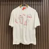 Disel Canotta T-shirt con stampa sbavata T-shirt Mens Jersey Designer Tee Estate Uomo Manica corta T-shirt Vacanze Uomo Party T-shirt Tees