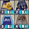 Men Mesh Team Throwback Just Don Stitched Face Mesh Basketball Shorts Pockets Mitchell Ness Pantalones de Baloncesto Shorts 8 24 Black Mamba