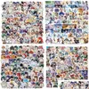 Cartoon Movie Stickers 100Pcs Cartoon Game Iti Stickers 4 Models Character Decals Waterproof Comic Laptop Es For Car Bicycle Lage Skat Dhzp8