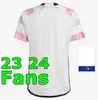 Fans Soccer Jerseys 22 23 24 Home Away Milik Di Maria Vlahovic Kean Pogba Chiesa McKennie Locatelli Football Shirt 2023 2024 Kits Men Unifor Juventus