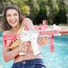 Toys Gun Gun Toys M416 Electric Water Gun - Powerful Water Soaker with External Water Bottle Connection - Up to 20 FT Long Range Automatic Toy for 230714 240306