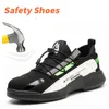 Work Sneakers Steel Toe Shoes Men Safety Shoes Puncture-Proof Indestructible Footwear Security lightweight Solid bottom 240220