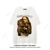 2023 New Oversize Trendy Fat Mens Wear Plus Size Hip Hop Loose Short Sleeve T-shirt Half Sleeves