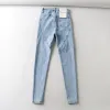 Jeans hög midja jeans byxor kvinnor sexig öppen kroth leggings underkläder osynlig dubbel dragkedja utomhus sexkläder denim byxor kvinnlig