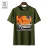 Men's T Shirts All Roads Lead To The Gun T-Shirt Militarie Tour Shirt Women Cool Streetwear Cotton