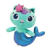 2024 Ny Gabby Dollhouse Plush Toy Mercat Tecknad fyllda djur som ler kattbil katt kram Gaby Girl dockor Kids födelsedagspresent fans