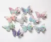 2019 New Baby Butterfly Design Fermagli per capelli 20 pzlotto Cute Kids Novità Accessori per capelli Garza intera Glitter Farfalla Principessa 307C1501298