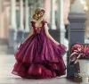 Lovely Ball Gown Flower Girls Dresses Lace Appliques Kids Formal Wear Backless 3D Flowers Birthday Party Toddler Girls Pageant Gowns Custom