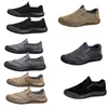 Chaussures pour hommes, nouveau style de printemps, chaussures paresseuses d'un pied, chaussures de protection du travail confortables et respirantes, tendance pour hommes, semelles souples, chaussures de sport et de loisirs taille européenne 44