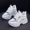 2024 AUTOMNE NOUVEAU Spring and High Rise Dad Femmes Mesh Sports décontractés Sole épaisse Sole Running Travel Little White Chaussures 83287 19490