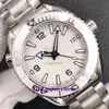 VSF 600m Relógio mecânico 8800 Diâmetro do movimento é 39,5 mm Dial branco Dial de cerâmica de aço de aço de aço Sapphire Glass Glass Super Watersonerop Noctilucent