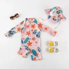 Costumi da bagno da donna 2024 Neonate Summer Beach Nuoto all'aperto Abbigliamento Traspirante Asciugatura rapida Bambini Costumi interi Costume da bagno