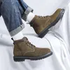 Stiefel Frühling Herbst Männer Hohe Qualität Schuhe Vintage Britische Kleid Knöchel Kuh Wildleder Werkzeug Arbeit Wüste Luxus