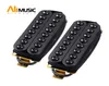 Captador humbucker de guitarra magnética de cerâmica, 8 cordas, 67mm, 73mm, preto 6454324