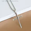 Collier de créateur David yurma Davids Cross avec pendentif Imitation diamant, offre spéciale