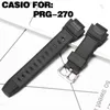 Titta på bandtillbehör för Casio Protrek PRG-270 PRG270 MENS SPORTS VATTENSIGT REP RAP HESGIN BAND L240307