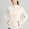 LU-888p Yoga Jacke WomenDefine Workout Sport Mantel Fitness Jacke Sport Schnell Trocknend Activewear Top Solide Zip Up Sweatshirt Sportwear Heißer Verkauf