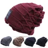 2019 élégant Skullies bonnets chapeaux d'hiver homme épais chapeau d'hiver chaud mâle chapeau épais bonnets casquette hommes casquettes d'hiver toucas gorro2986