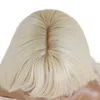 Haar Pruiken Synthetische Innerlijke Gesp Krullend Platina Blonde Pruik voor Vrouwen Natuurlijke Zachte Vrouwelijke met Pony Cosplay Lolita Party 240306