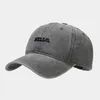 Top Caps merhaba. Kadınlar için Mektup Nakış Beyzbol 2024 Yıkanmış Baba Şapkası Erkekler Siyah Hip Hop Sıkıntılı Cap Sıradan Snapback Hats