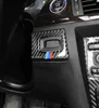 Bilstyling för BMW E90 E92 E93 Kolfiber Key Hole Protection Circle Tänds Switch Decoration Circle 20052012 3 Series Auto 3320526