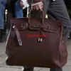 Genuine Leather Handmade Handbag High Capacity Handbags 2024 New Large Capacity Business Travel Bag Bk50 Mens and Womens Fitness Handheld Bag Luggagehave logo HB46