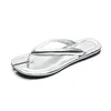 Дизайнерские дизайнерские женские тапочки для женской туфли мужская обувь черно -белая 01649 236
