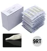 Embouts de buses d'aiguille de tatouage 9RT ronds 50pcs embouts en plastique de tatouage jetables 2847018