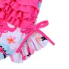 Maillots de bain Baohulu une pièce bébé filles maillot de bain 2021 nouveau Design à manches longues anti-éruption belle fleur imprimé vêtements de plage d'été