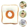 Abbigliamento per cani Collare per coniglio Costume gonfiabile Piccoli collari Cotone per animali domestici Gatto Toast Collo Cono