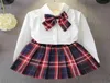 Keelorn Girls Classic Clothing Set Spring Long Sleeves Kids Princess Top and Kirt Designade 2st Suits School Uniform Clothes 21085403501