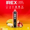 ASTRAÇÕES HEZEBAR IREX 10000 PUFFS PENHO DE VAPE DISPOSTÍVEL 2% 5% Nicotina Vapes Tela digital 10k 12k Puff Bar preenchido cigarros e cigarros