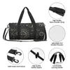 Duffel Bags Roses Pattern Travel Bag Sun Celestial Kawaii Large Sport Waterproof Men's Design Gym Yoga Funny Fitness