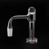 Full Weld Beveled Edge Smoking Accessories Contral Tower Terp Slurper Quartz Banger With With Hollow sandblasting Pilla Ruby Pill Glass ZZ