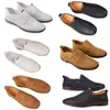 Swobodne buty do męskiej wiosennej wiosennej trendu wszechstronne buty online dla męskich miękkich butów oddychających skórzane oddychanie gumowe 42